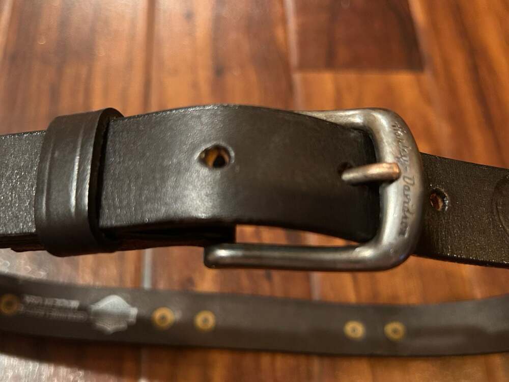 Harley-Davidson Genuine Leather Diamond Studded Belt XS 24/26